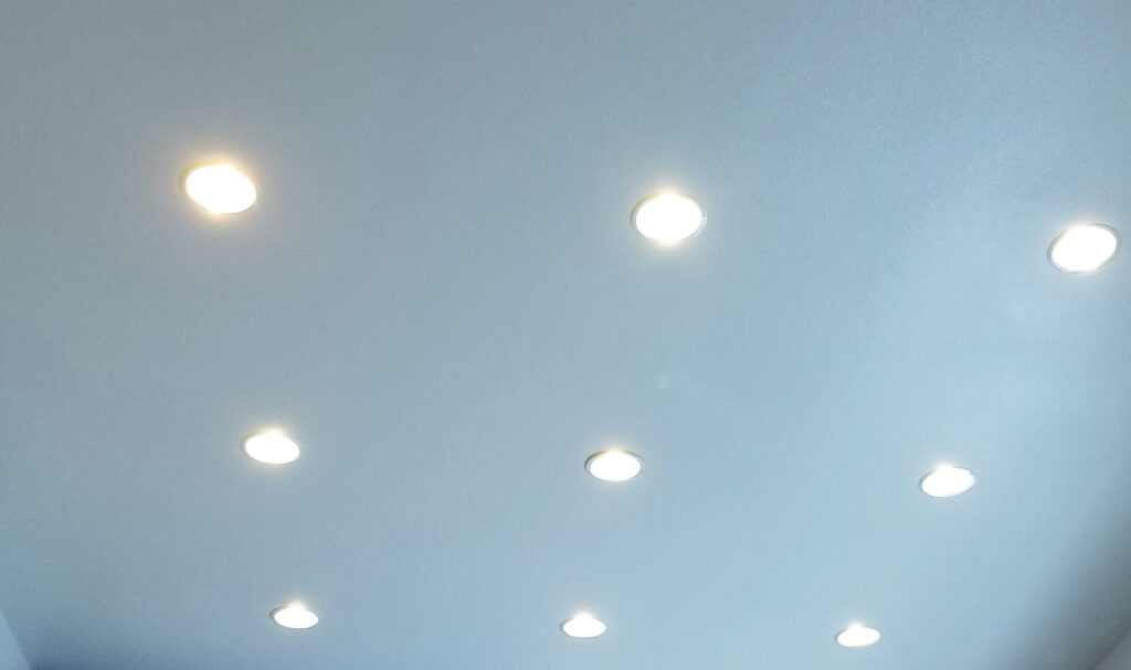 Ceiling lights by material