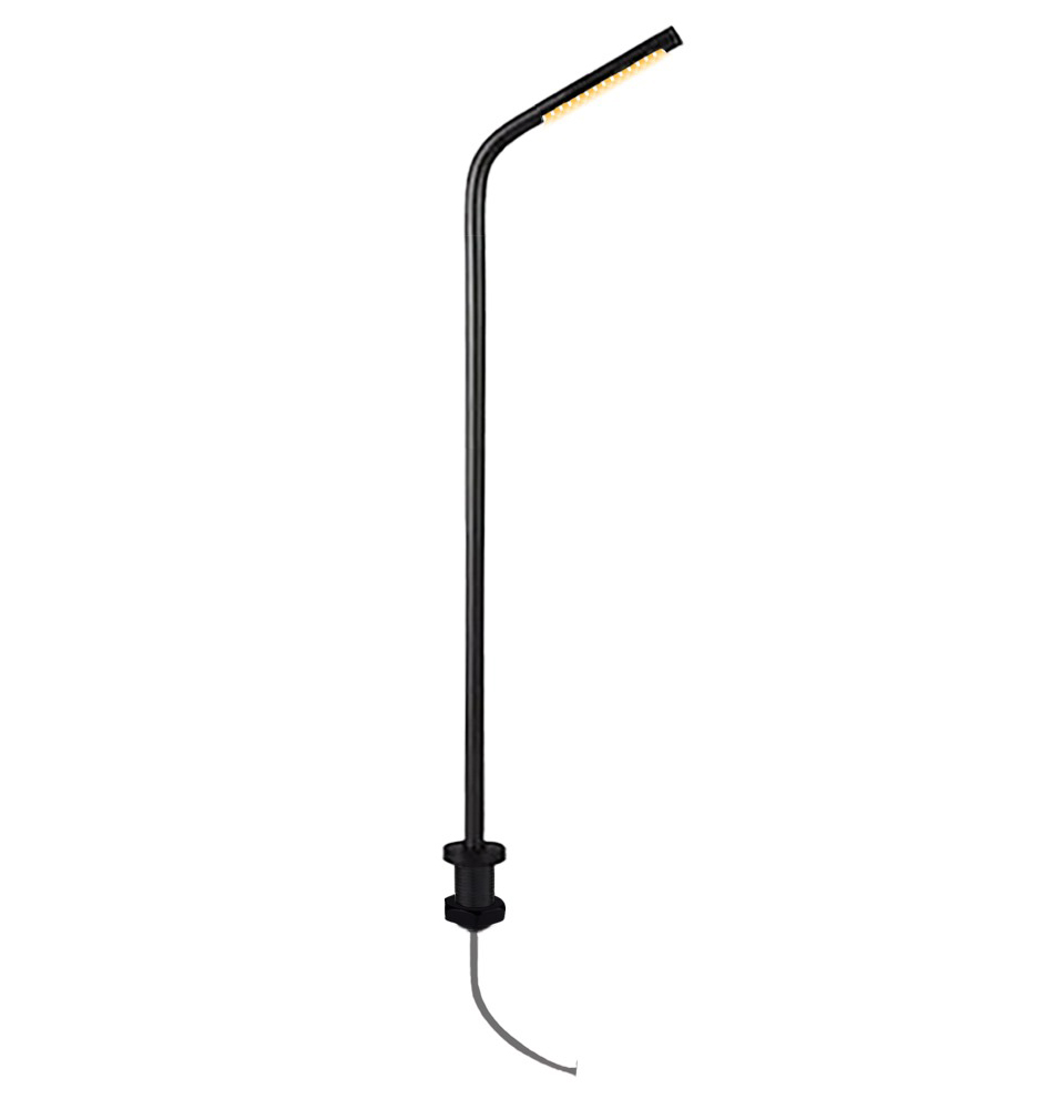 LUMINTURS LED Cabinet Pole Light – Adjustable Spotlight For Showcase, Jewelry Store, Desk – 1W, 3 Color Temps